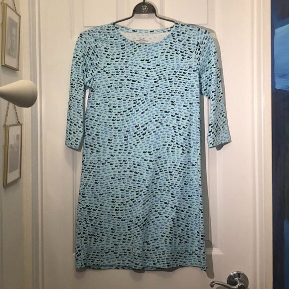 Vineyard Vines Whale Girls Dress Size L/14 EUC CLOSET CLEAR-OUT! - Picture 1 of 7